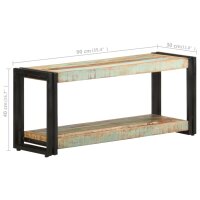 vidaXL TV-Schrank 90x30x40 cm Altholz Massiv