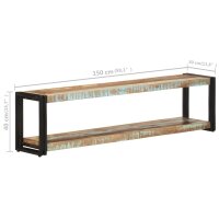 vidaXL TV-Schrank 150x30x40 cm Recyceltes Massivholz