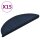 vidaXL Selbstklebende Treppenmatten 15 Stk. Navy 56x17x3cm Nadelvlies