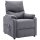vidaXL Massagesessel Hellgrau Stoff