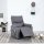 vidaXL Massagesessel Hellgrau Stoff