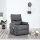vidaXL Massagesessel Dunkelgrau Stoff