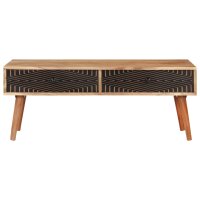 vidaXL Couchtisch 100x50x39 cm Massivholz Akazie