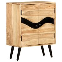 vidaXL Sideboard 57x34x75 cm Akazie Massivholz