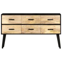 vidaXL Sideboard 110x33x64 cm Massivholz Mango