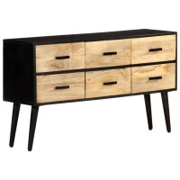 vidaXL Sideboard 110x33x64 cm Massivholz Mango