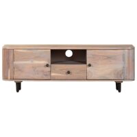 vidaXL TV-Schrank 118x30x40 cm Massivholz Akazie