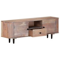 vidaXL TV-Schrank 118x30x40 cm Massivholz Akazie