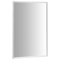 vidaXL Spiegel Silbern 70x50 cm