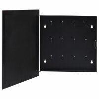vidaXL Schlüsselkasten mit Magnettafel Schwarz...