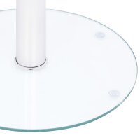 vidaXL Couchtisch Transparent 40 cm Hartglas