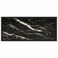 vidaXL Konsolentisch Schwarz 80x35x75 cm Hartglas