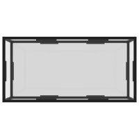 vidaXL Couchtisch Transparent 100x50x35 cm Hartglas