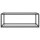 vidaXL Couchtisch Transparent 100x50x35 cm Hartglas