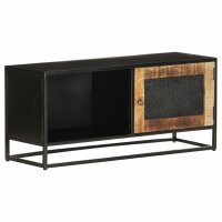 vidaXL TV-Schrank 90x30x40 cm Raues Mangoholz