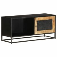 vidaXL TV-Schrank 90x30x40 cm Raues Mangoholz