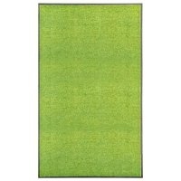 vidaXL Fußmatte Waschbar Grün 90x150 cm