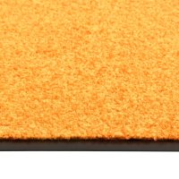 vidaXL Fußmatte Waschbar Orange 60x90 cm