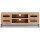 vidaXL TV-Schrank 110x30x40 cm Akazie Massivholz