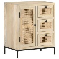 vidaXL Sideboard 60x35x70 cm Mango Massivholz und...