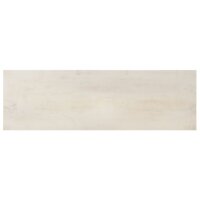 vidaXL Konsolentisch Wei&szlig; 115x35x77 cm Raues Mangoholz