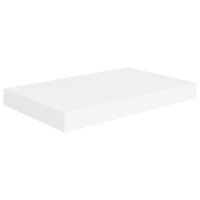 vidaXL Schwebende Wandregale 2 Stk. Wei&szlig; 40x23x3,8cm MDF