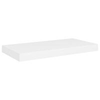 vidaXL Schwebende Wandregale 2 Stk. Wei&szlig; 50x23x3,8cm MDF