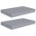 vidaXL Schwebende Wandregale 2 Stk. Grau 40x23x3,8cm MDF