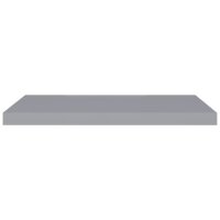 vidaXL Schweberegale 4 Stk. Grau 80x23,5x3,8 cm MDF