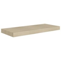 vidaXL Schwebendes Wandregal Eichefarben 60x23,5x3,8 cm MDF