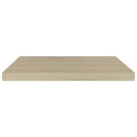 vidaXL Schwebendes Wandregal Eichefarben 60x23,5x3,8 cm MDF