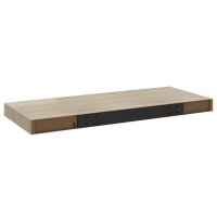 vidaXL Schwebendes Wandregal Eichefarben 60x23,5x3,8 cm MDF