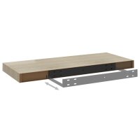 vidaXL Schwebende Wandregale 4 Stk. Eichefarben 60x23,5x3,8cm MDF