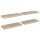 vidaXL Schwebende Wandregale 4 Stk. Eichefarben 60x23,5x3,8cm MDF