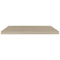 vidaXL Schweberegale 4 Stk. Eiche-Optik 80x23,5x3,8 cm MDF