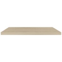 vidaXL Schwebende Wandregale 2 Stk. Eichefarben 90x23,5x3,8 cm MDF