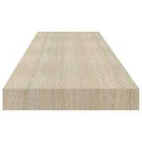 vidaXL Schwebende Wandregale 2 Stk. Eichefarben 90x23,5x3,8 cm MDF