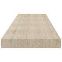 vidaXL Schwebendes Wandregal Eichefarben 120x23,5x3,8 cm MDF