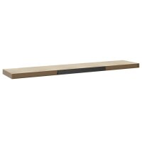 vidaXL Schwebendes Wandregal Eichefarben 120x23,5x3,8 cm MDF