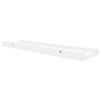 vidaXL Bilderleisten 2 Stk. Weiß 40x9x3 cm MDF