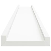 vidaXL Bilderleisten 2 Stk. Weiß 80x9x3 cm MDF