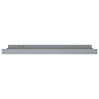 vidaXL Bilderleisten 2 Stk. Grau 40x9x3 cm MDF