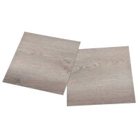 vidaXL PVC-Fliesen Selbstklebend 55 Stk. 5,11 m&sup2; Taupe