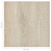 vidaXL PVC-Fliesen Selbstklebend 55 Stk. 5,11 m&sup2; Beige