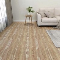 vidaXL PVC-Fliesen Selbstklebend 55 Stk. 5,11 m² Braun