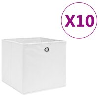vidaXL Aufbewahrungsboxen 10 Stk. Vliesstoff 28x28x28 cm...