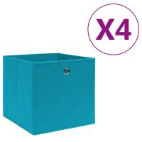 vidaXL Aufbewahrungsboxen 4 Stk. Vliesstoff 28x28x28 cm...