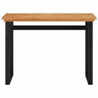 vidaXL Schreibtisch 100x45x75 cm Massivholz Teak