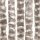 vidaXL Insektenschutz-Vorhang Taupe und Weiß 90x220 cm Chenille