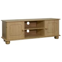 vidaXL TV-Schrank 115x29x40 cm Massivholz Kiefer